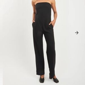 NOMIA NYC Designer Sz 2 Black Fluid Jumpsuit New Without Tag